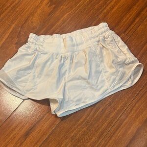 Lululemon Athletica White Athletic Shorts